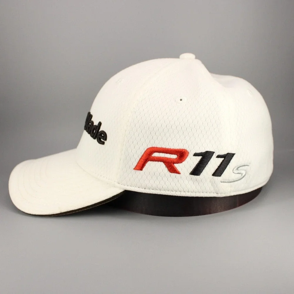 TaylorMade‎ R11S Penta Hat Cap Adjustable White Black Golf Tour Performance Mens